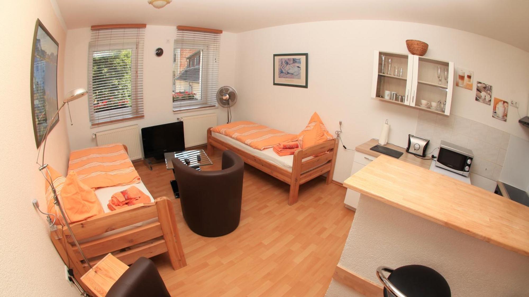 Pension Am Werder ベルンブルク 部屋 写真