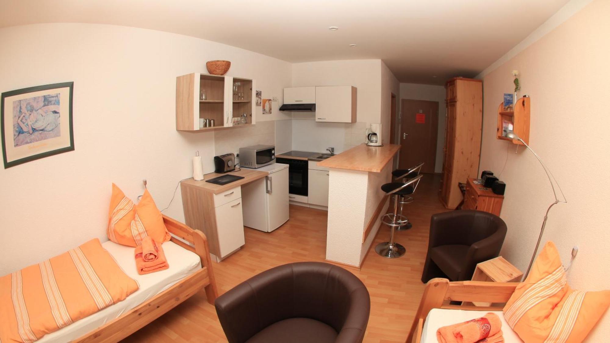 Pension Am Werder ベルンブルク 部屋 写真